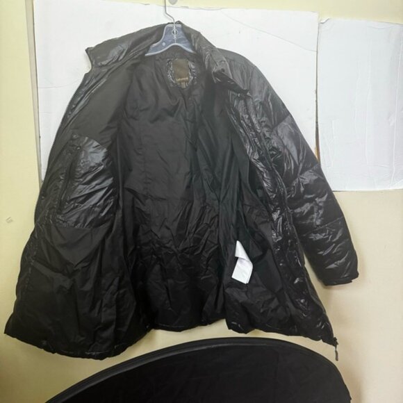 Lafuma Down Puffer Jacket Coat Zip Pockets Lightweight Warm Snow Cold Black XL - Picture 7 of 16